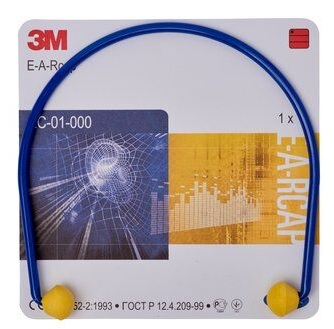 HAZMA Bügelgehörschutz Set - 2 Ohrstöpsel Mit 10 Ersatzpaaren Für Arbeit & Schlaf